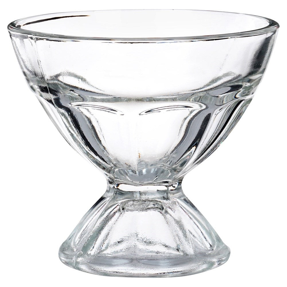 Six small glass dessert bowls, perfect for snacks and desserts