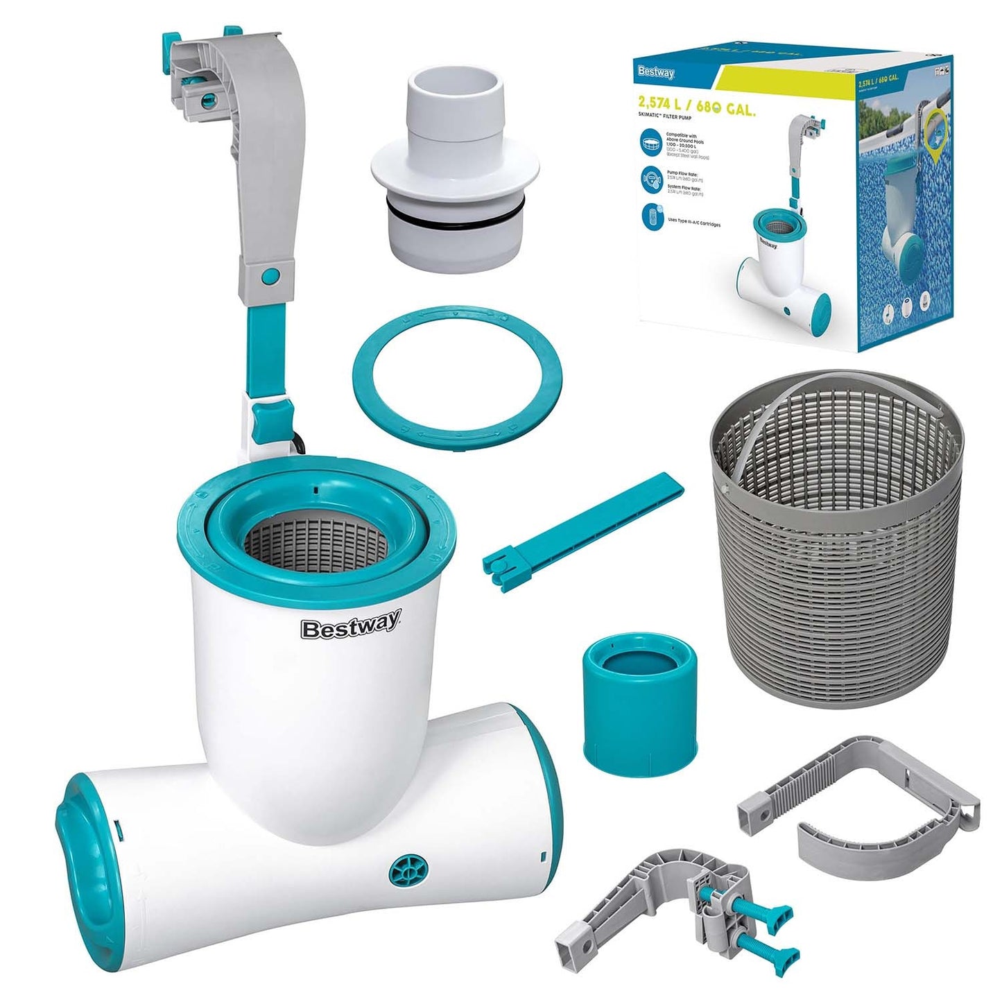 Skimatic Bestway 58462 filter pump with skimmer