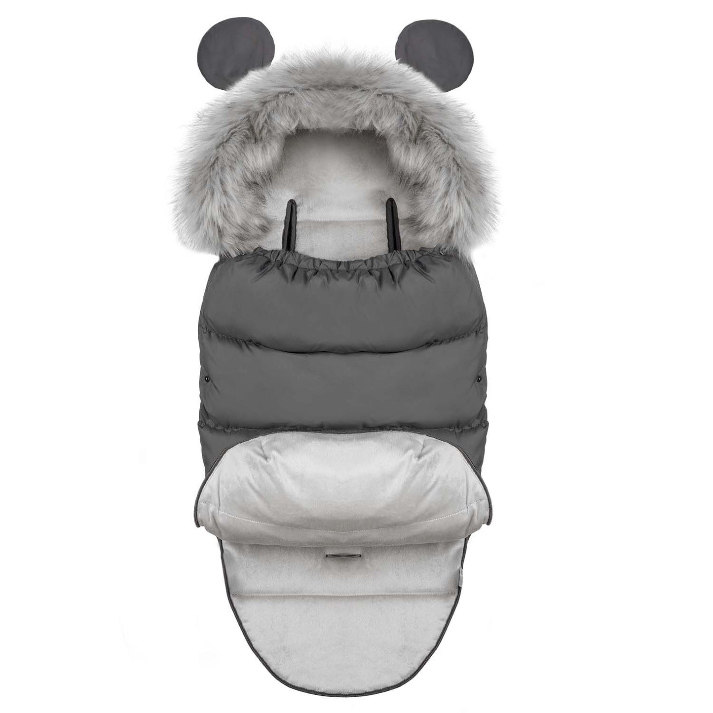 Sleeping bag for pram and sled Elmi Ricokids - dark grey