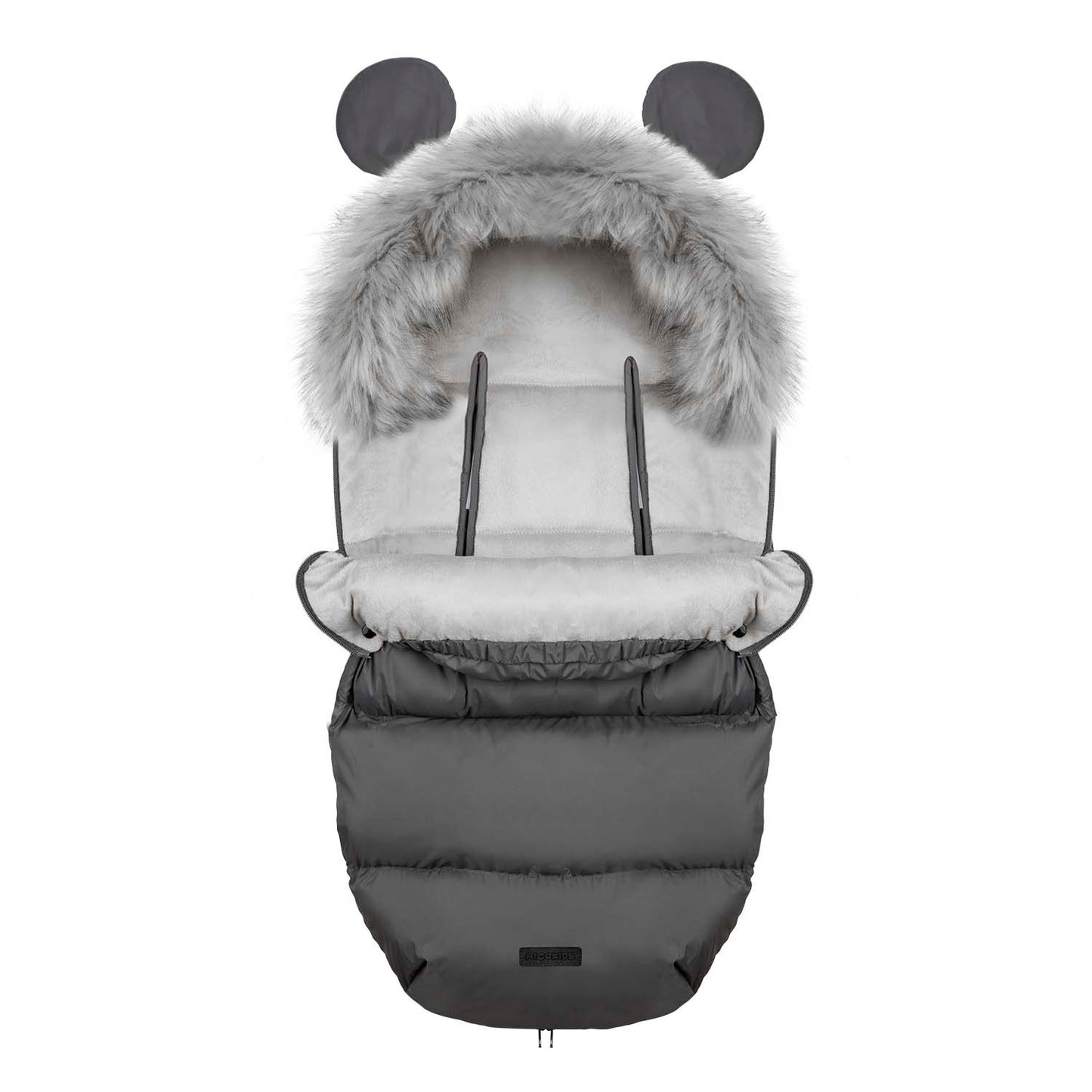 Sleeping bag for pram and sled Elmi Ricokids - dark grey