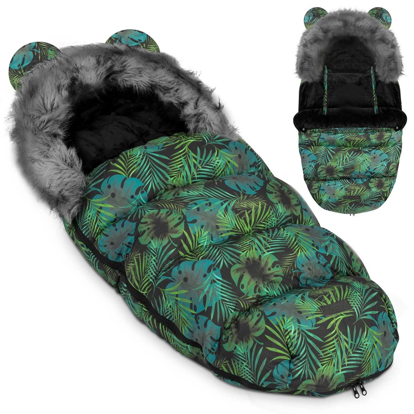 Sleeping bag for pram and sled Elmi Ricokids - jungle