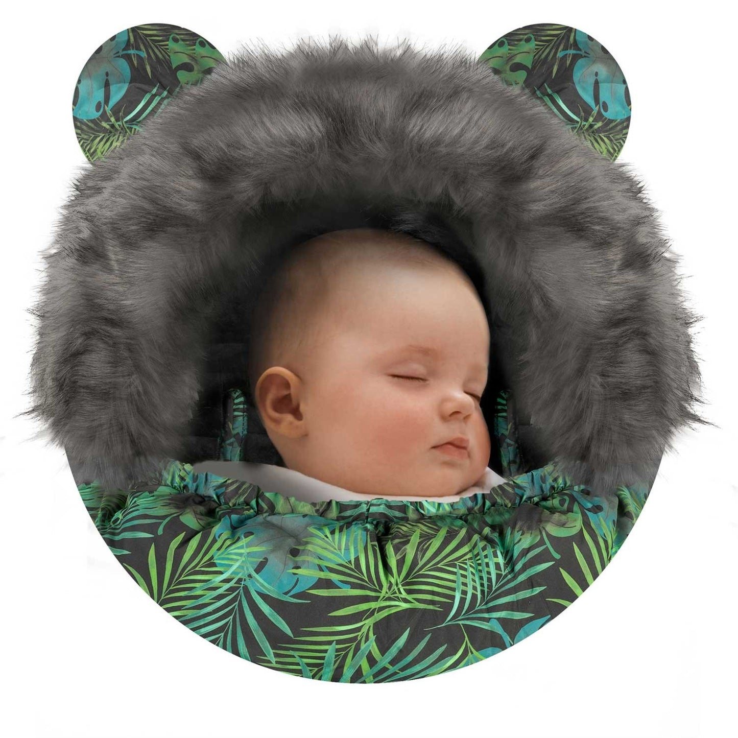 Sleeping bag for pram and sled Elmi Ricokids - jungle