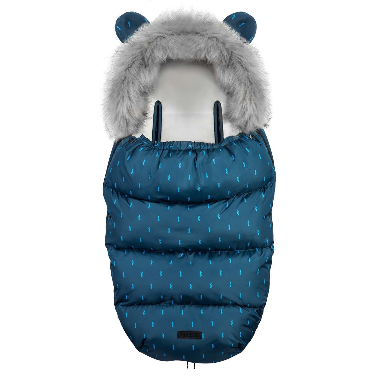 Sleeping bag for pram and sled Elmi Ricokids - navy blue