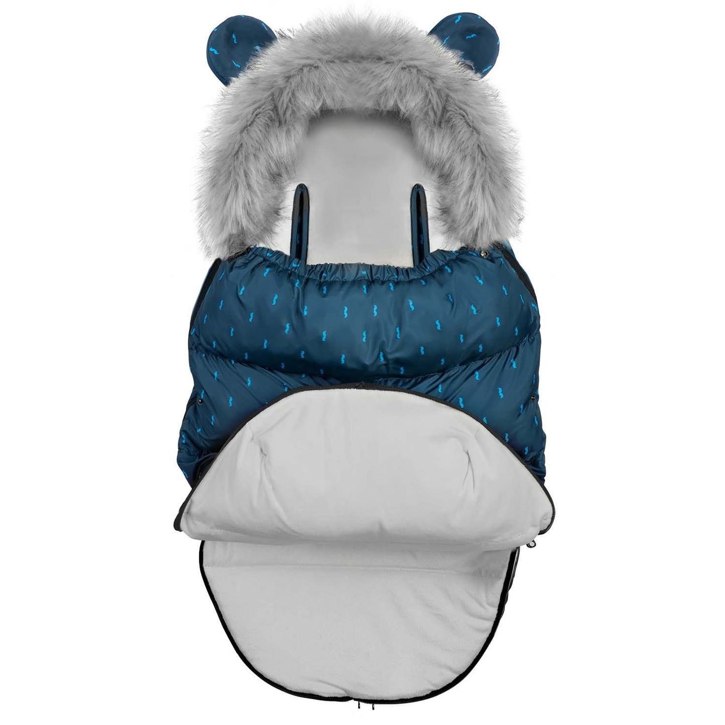 Sleeping bag for pram and sled Elmi Ricokids - navy blue
