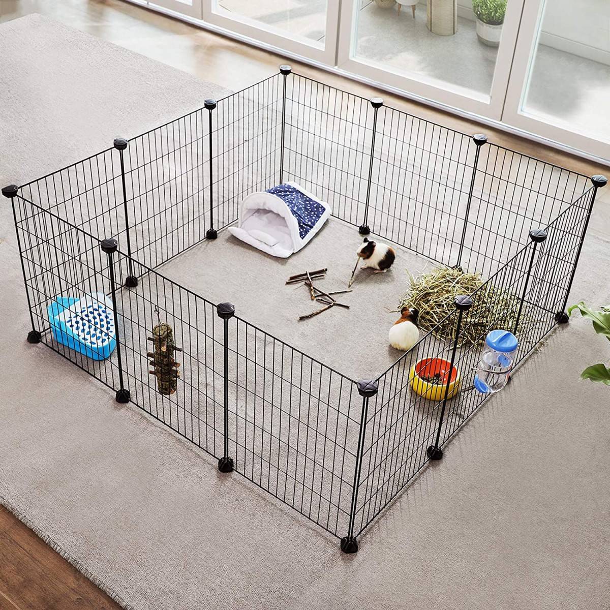 Small Animal Modular Playpen – Hamster, Guinea Pig, Rodents