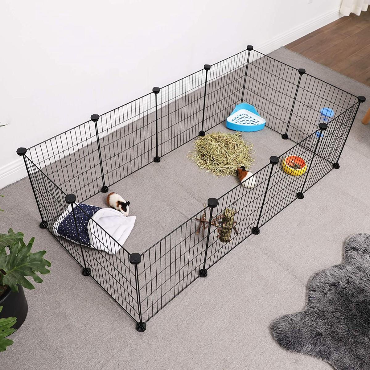 Small Animal Modular Playpen – Hamster, Guinea Pig, Rodents