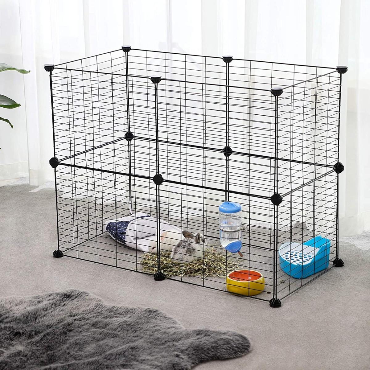 Small Animal Modular Playpen – Hamster, Guinea Pig, Rodents