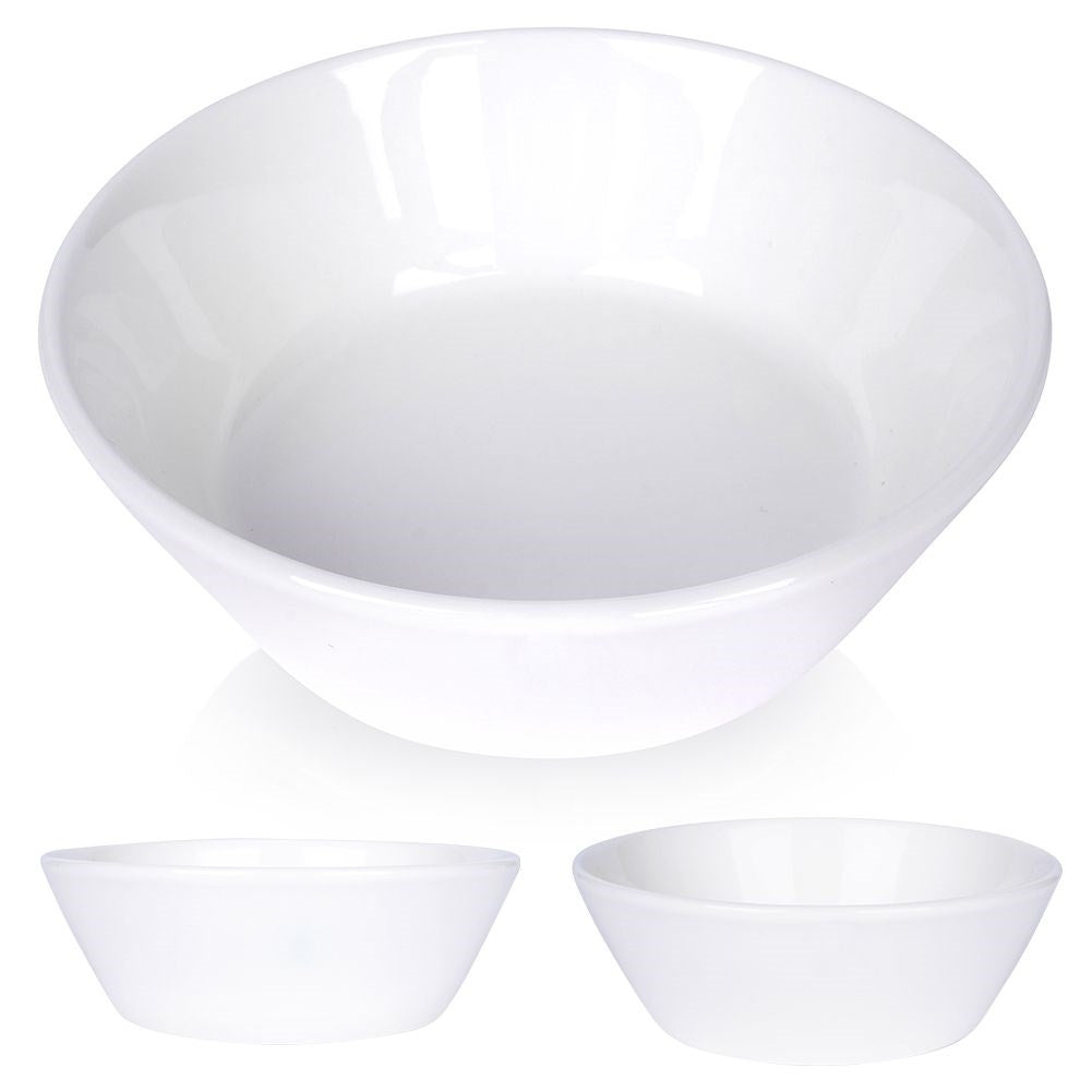 Small Bowl 150 ml in White Porcelain for Dips and Snacks