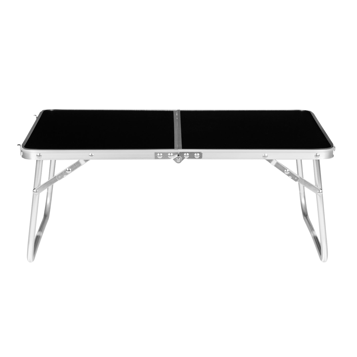 Small Camping Picnic Table Folding 60x40 cm Black MultiGarden