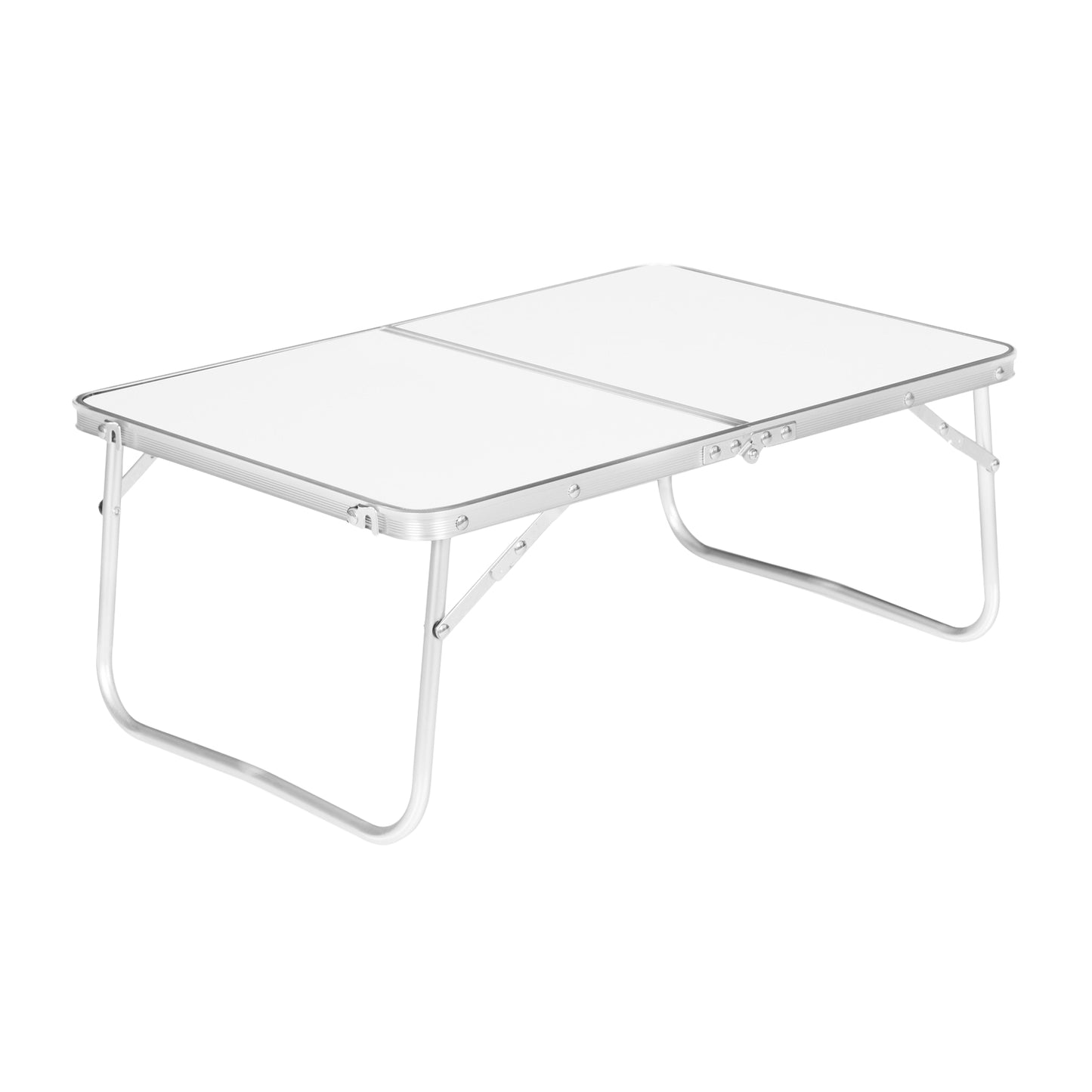 Small Camping Picnic Table Folding 60x40 cm White MultiGarden