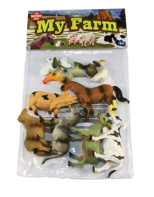 Small Farm Animals, 12 Pieces