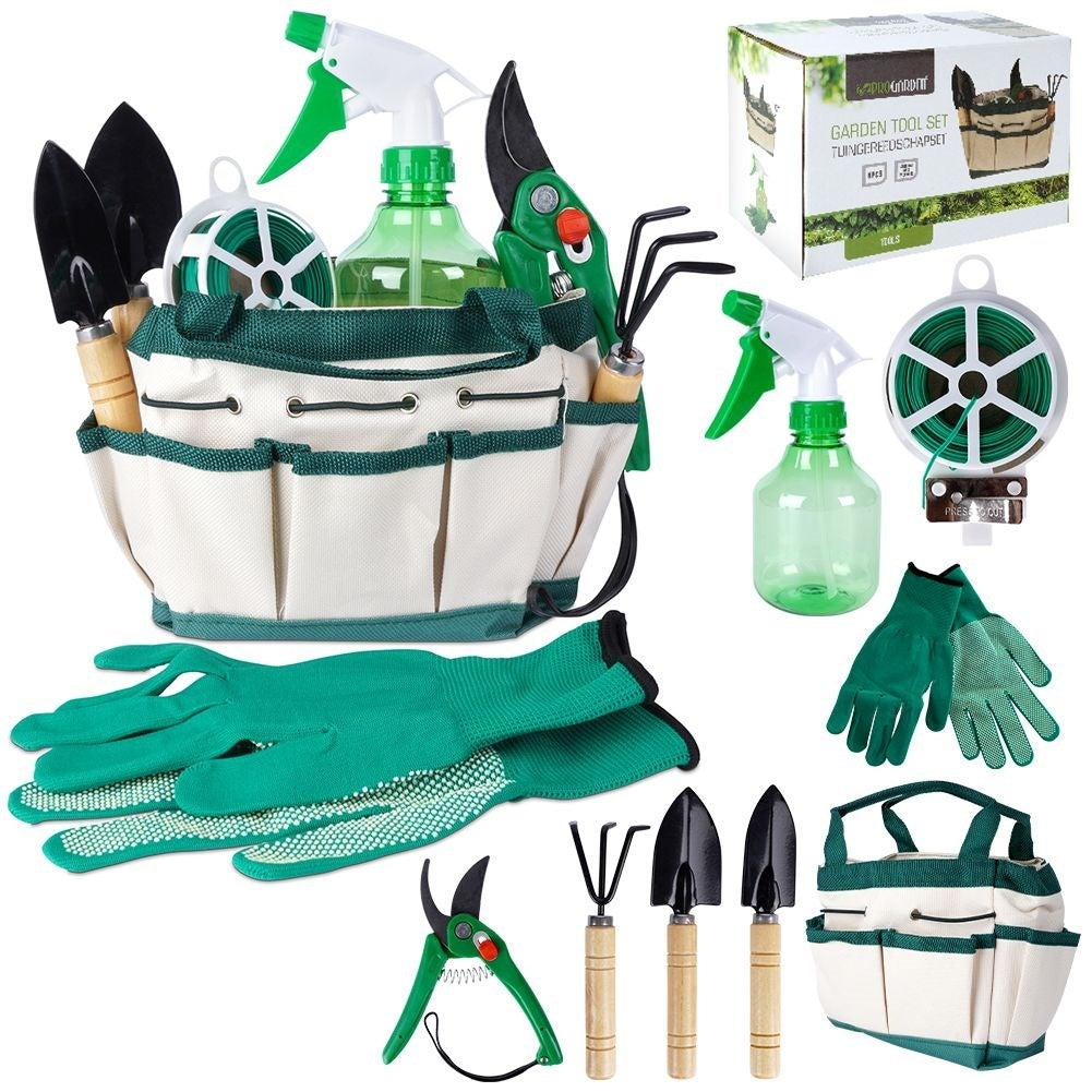 Small Garden Tool Set in Convenient Storage Bag