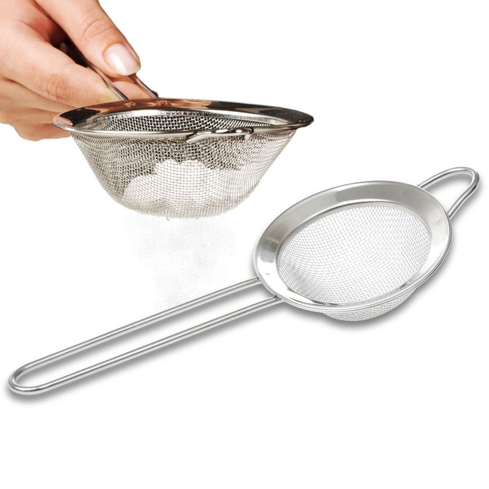 Small Stainless Steel Colander - Baking and Sifting