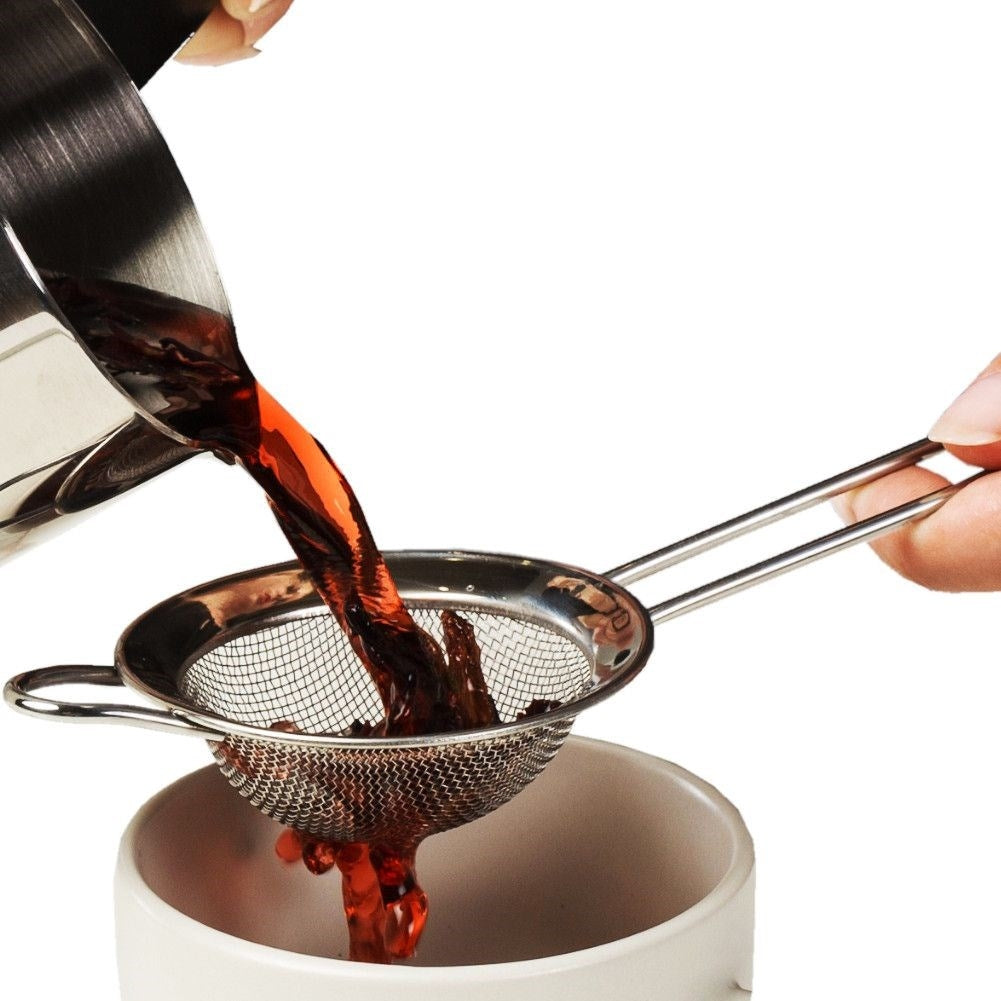 Small Stainless Steel Colander - Baking and Sifting