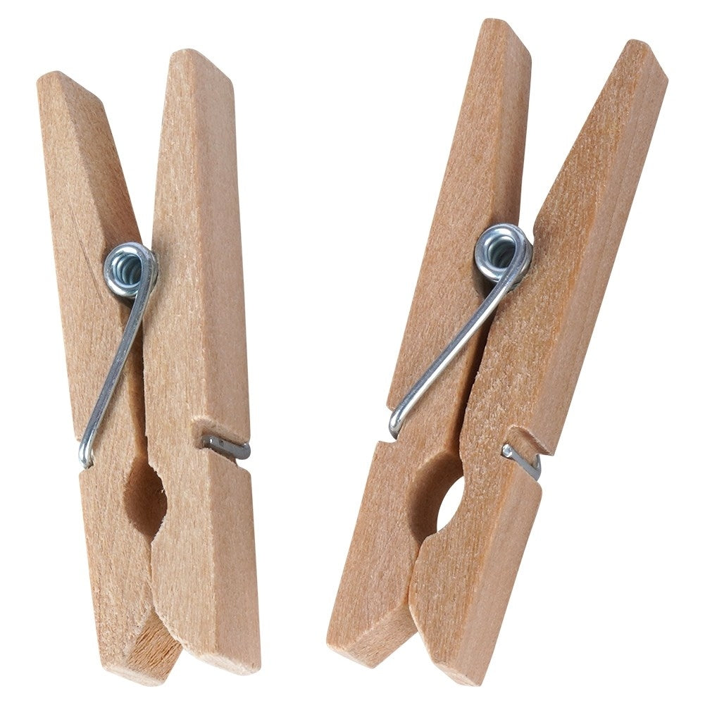 Small clips 4.5 cm in pine for photos and postcards
