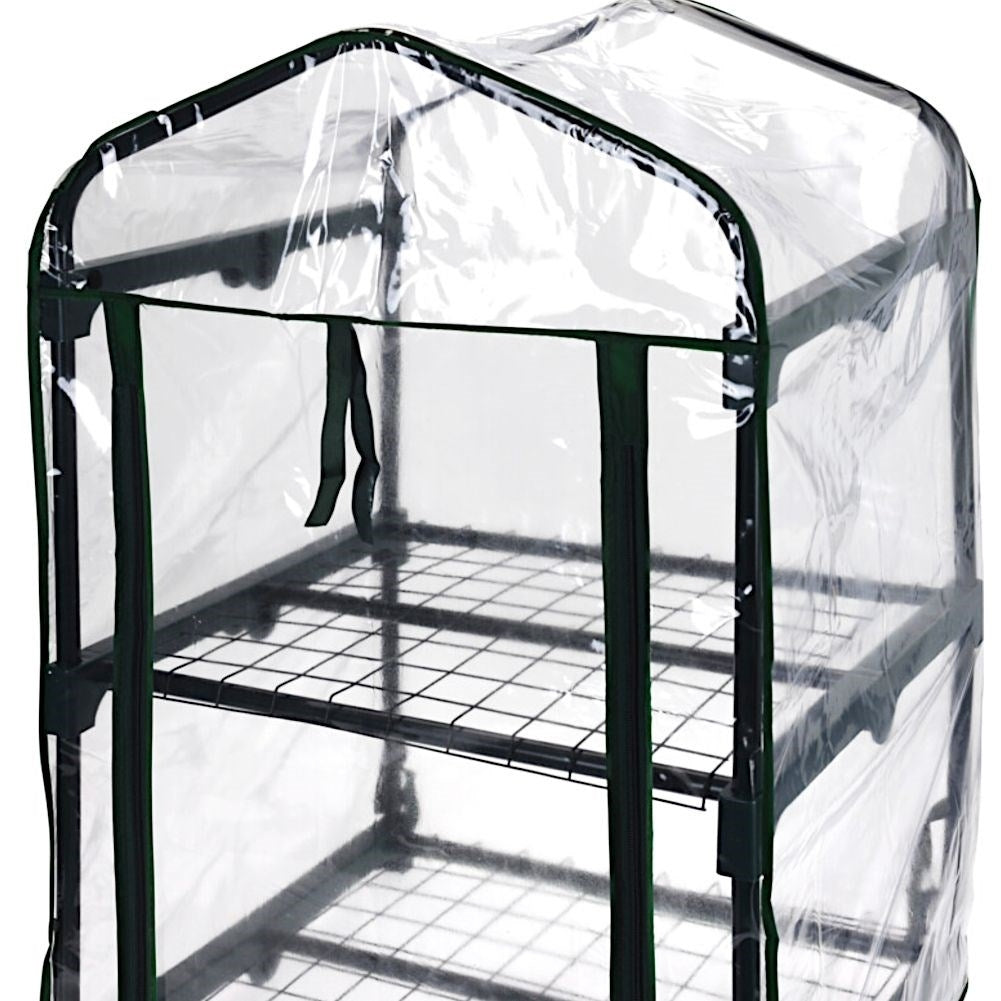 Small greenhouse for flowers, herbs and vegetables - protects plants