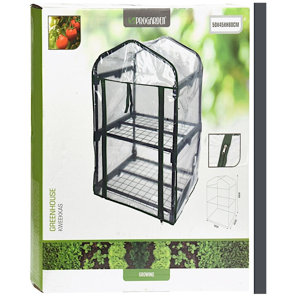 Small greenhouse for flowers, herbs and vegetables - protects plants
