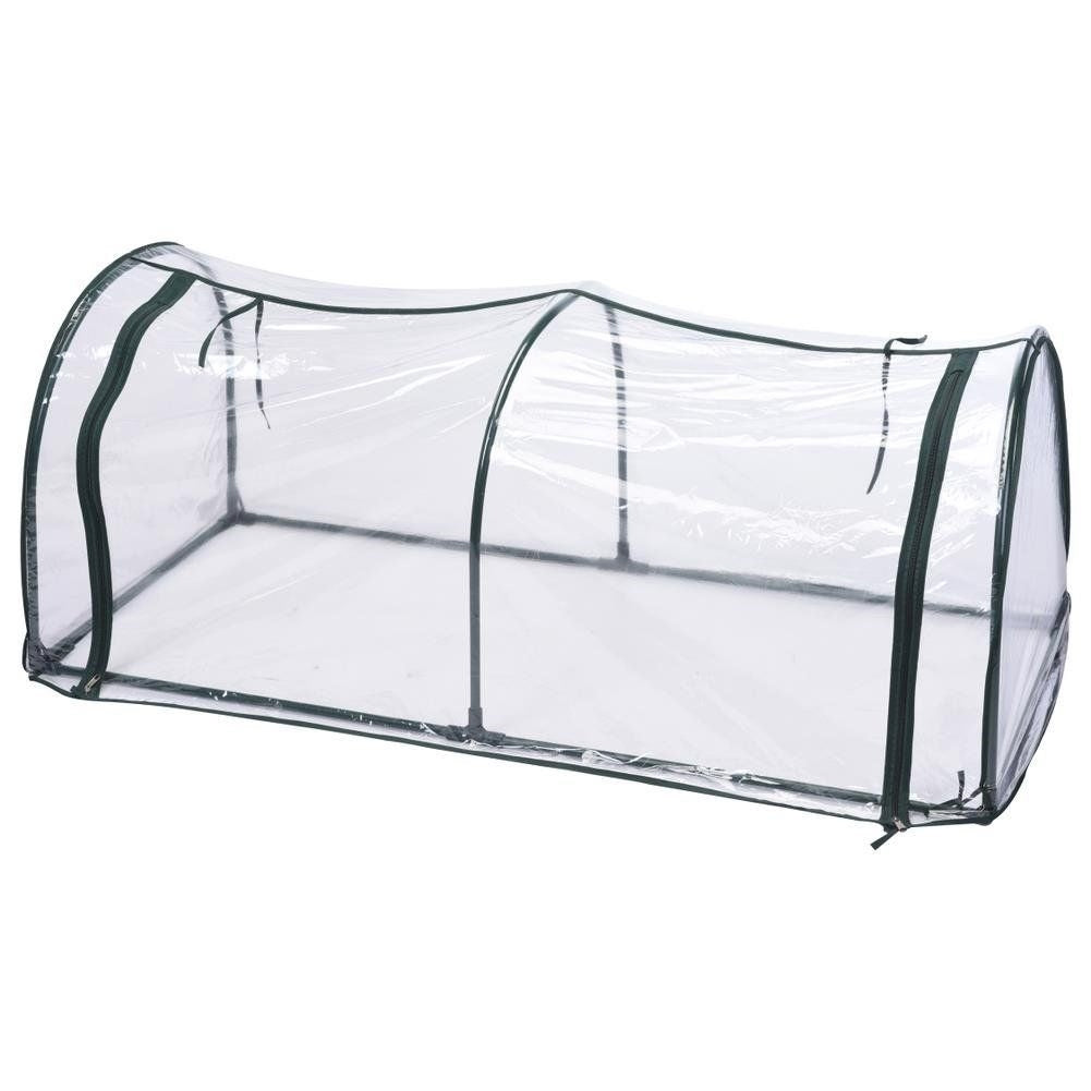 Small greenhouse for herbs and vegetables - optimal growing conditions