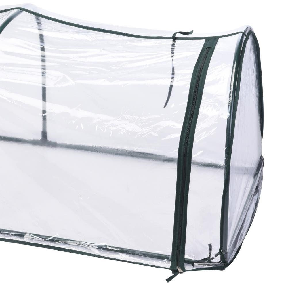 Small greenhouse for herbs and vegetables - optimal growing conditions