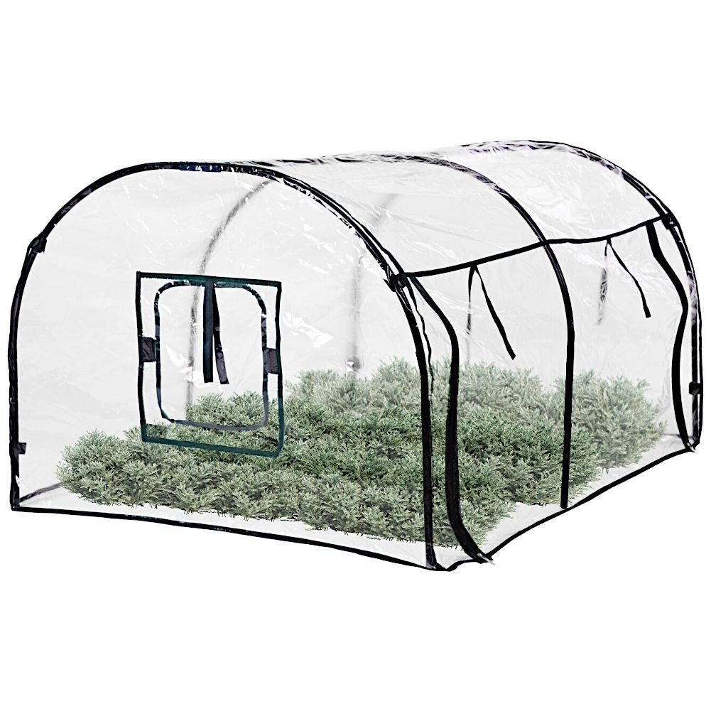 Small greenhouse for optimal herb and vegetable cultivation