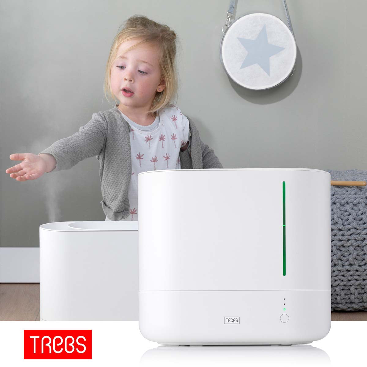 Smart Humidifier with App Control, 4.5L, 300ml/h Capacity