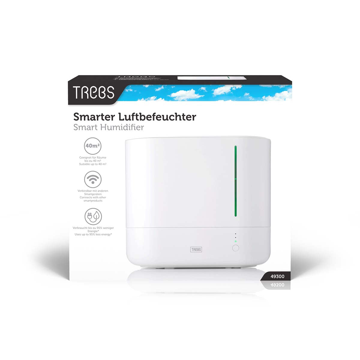 Smart Humidifier with App Control, 4.5L, 300ml/h Capacity