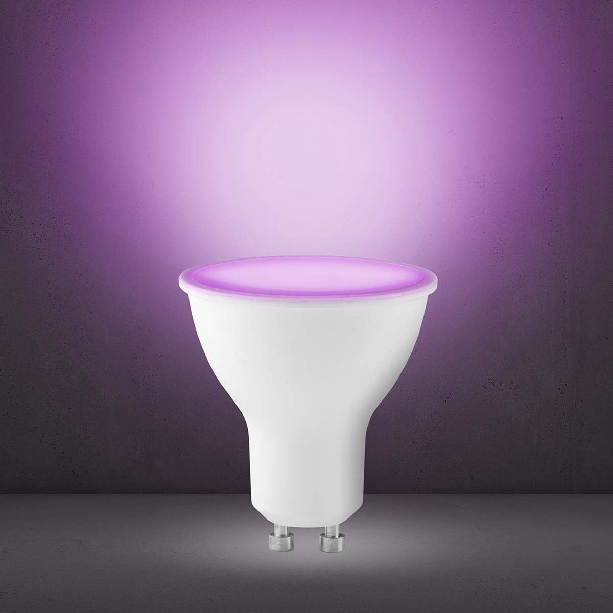 Smart LED Wi-Fi Lamp, RGB, Dimmable, GU10 Fitting