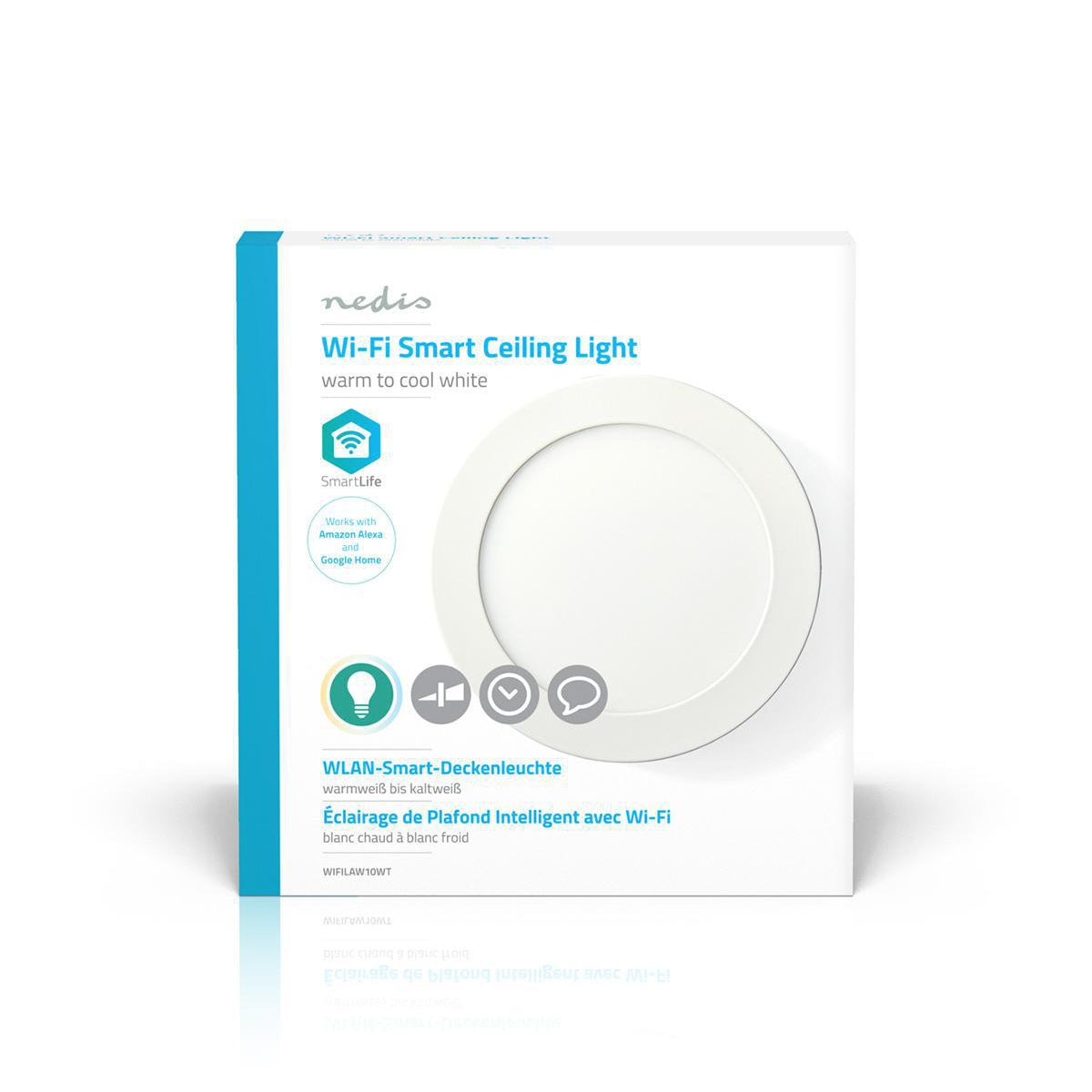 SmartLife Ceiling lamp | Wi-Fi | Cool White / Warm White | Round | Diameter | 800 lm | 2700 - 6500 K | IP20 | Energy class: A | Android™ / IOS