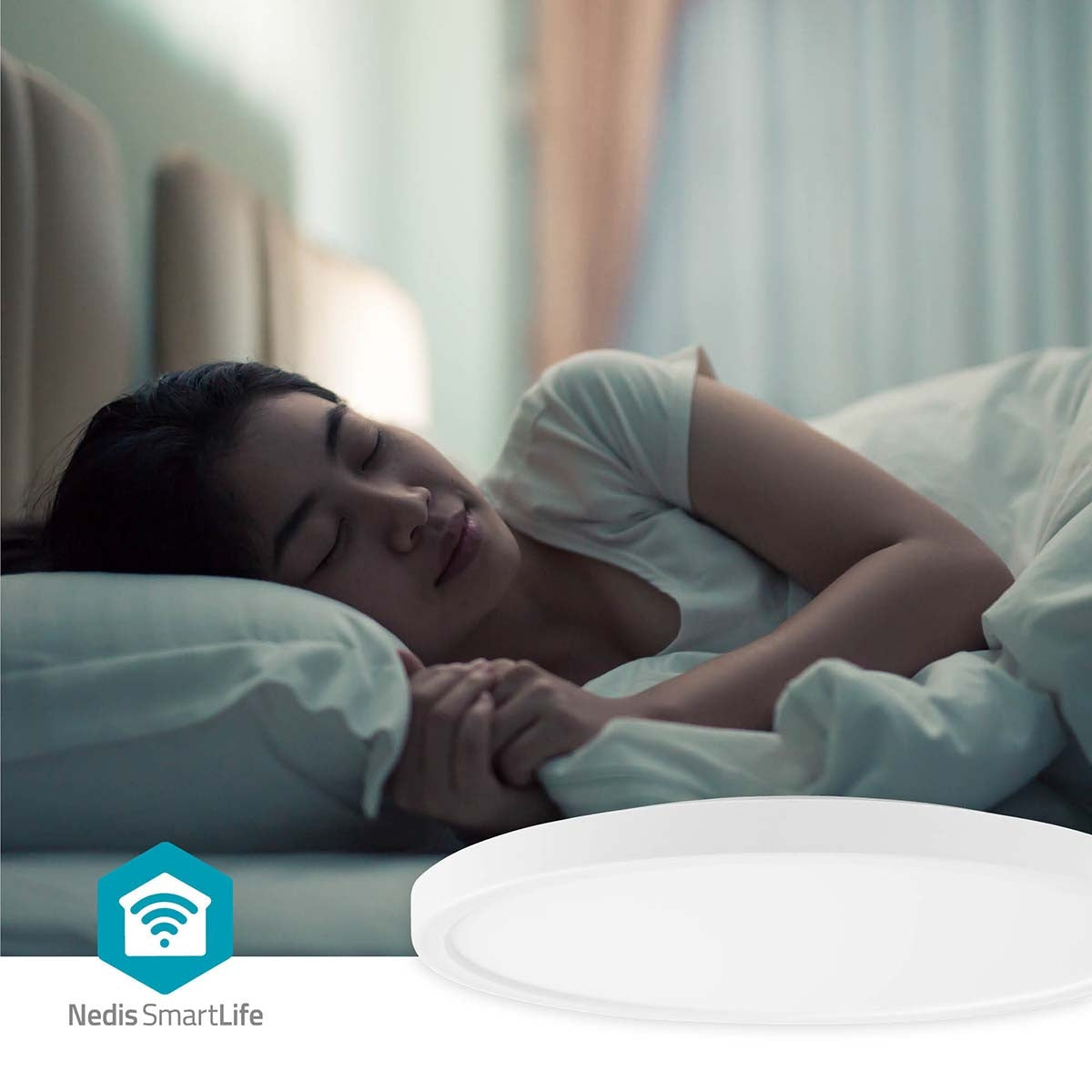 SmartLife Ceiling lamp | Wi-Fi | RGB / Warm to cool white | Round | Diameter: 290 mm | 1800 lm | 2700 - 6500 K | IP20 | Energy class: F | Android™ / IOS