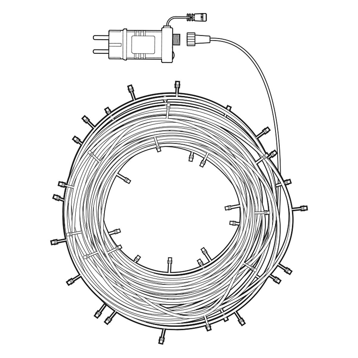 SmartLife Christmas Lighting | String | Wi-Fi | RGB | 42 LEDs | 5.00 m | Android™ / IOS