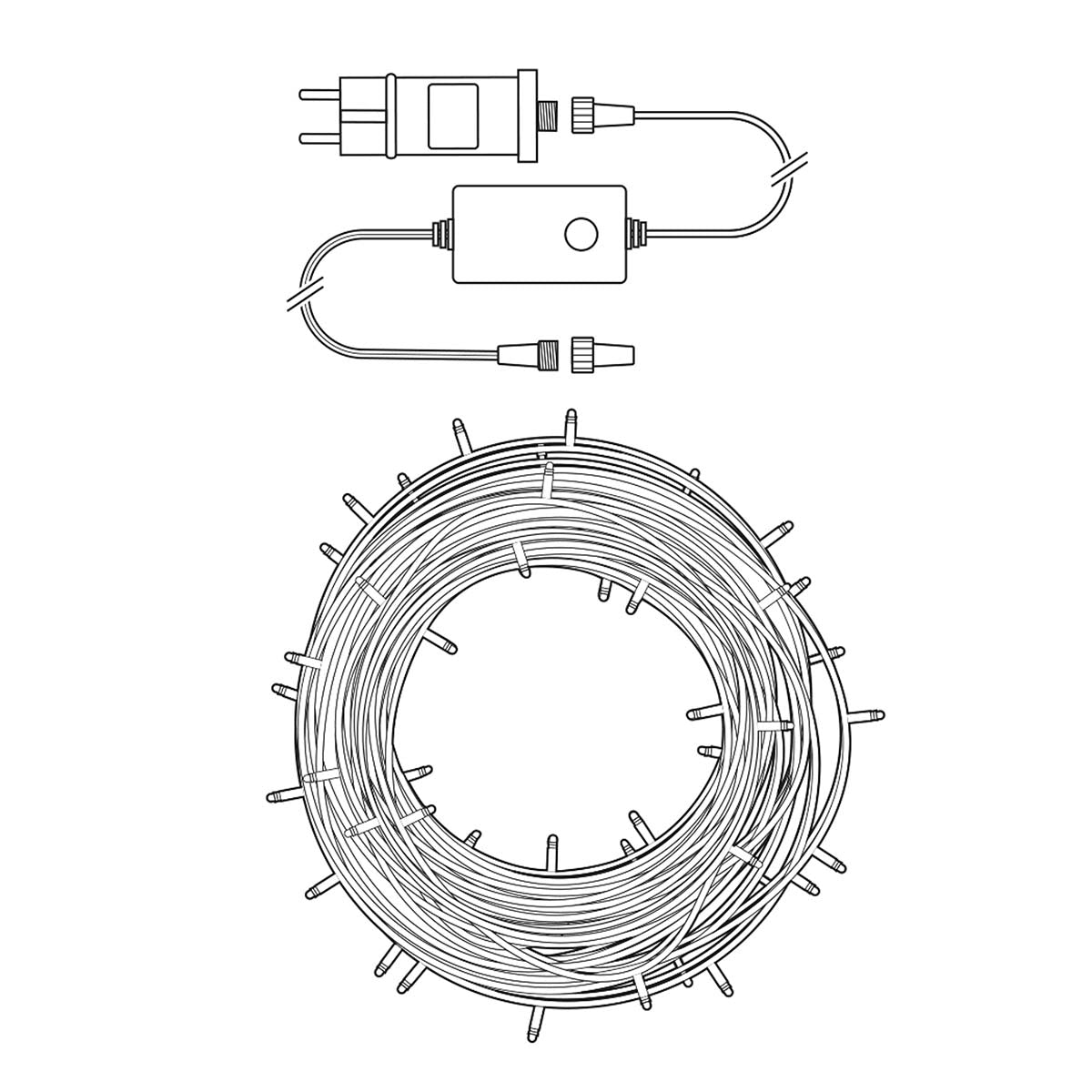 SmartLife Christmas Lighting | String | Wi-Fi | Warm White | 400 LEDs | 20.0 m | Android™ / IOS