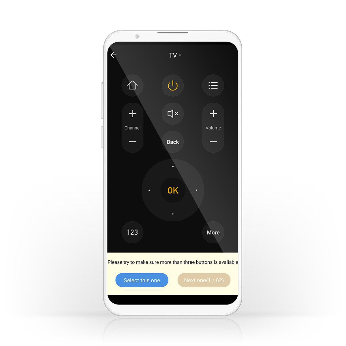 SmartLife IR remote control | Wi-Fi | Universal | Signal range: 5 m | 38 KHz | USB Power | Android™ / IOS | Black