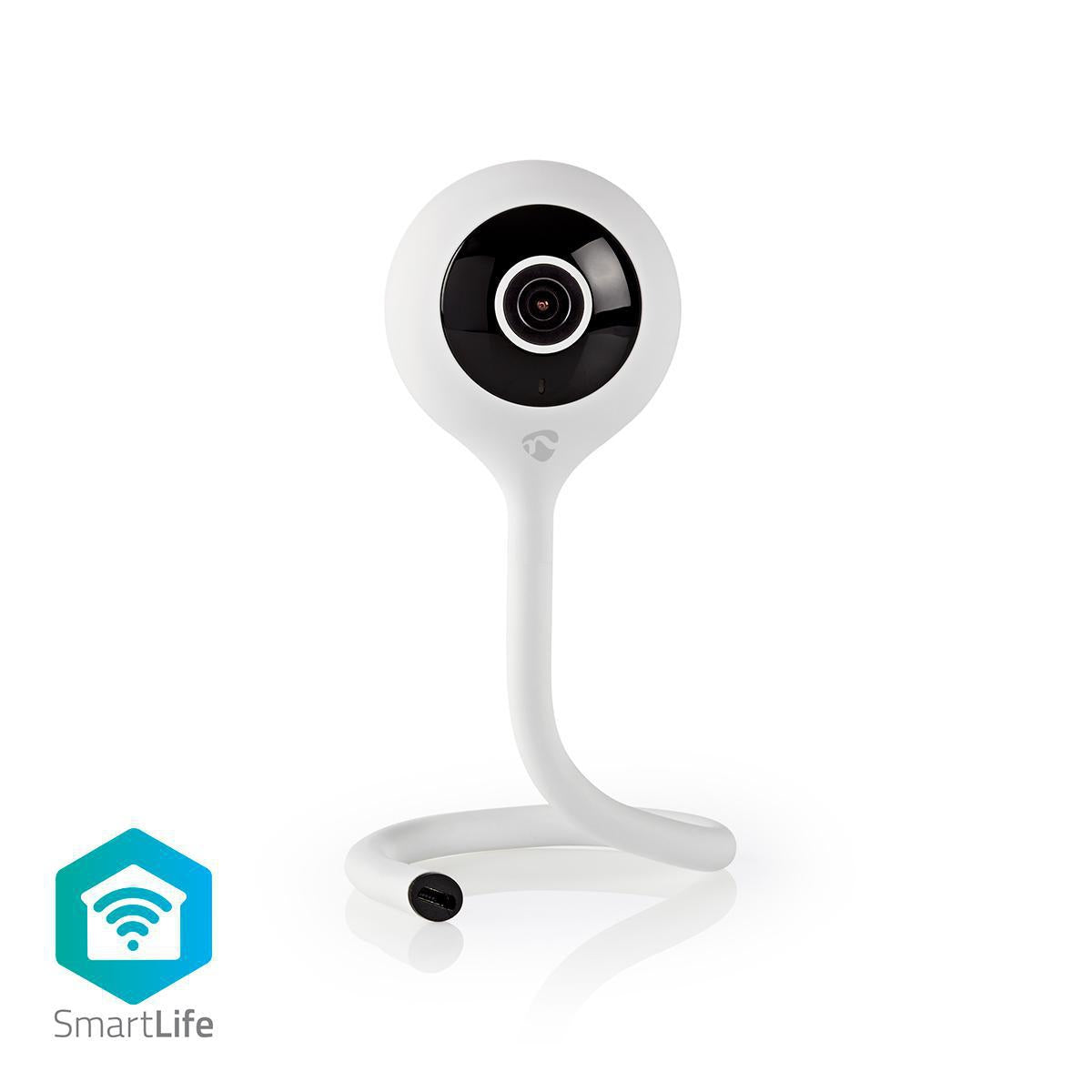 SmartLife Indoor Camera | Wi-Fi | Full HD 1080p | microSD (not included) / Cloud storage (optional) | With motion sensor | Night Vision | White