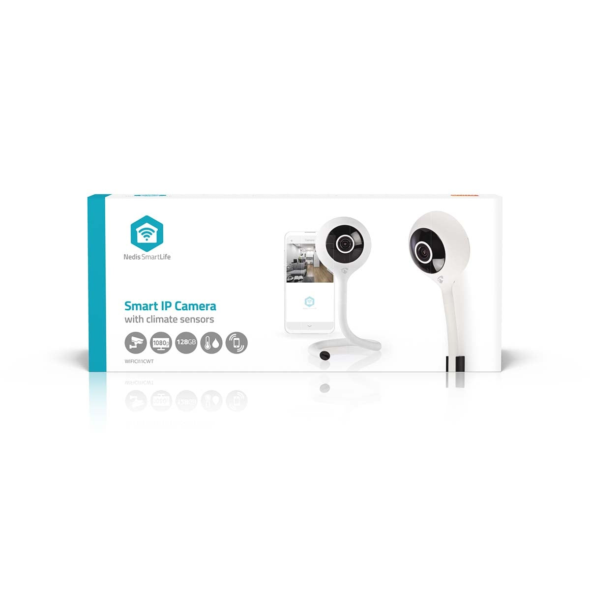 SmartLife Indoor Camera | Wi-Fi | Full HD 1080p | microSD (not included) / Cloud storage (optional) | With motion sensor | Night Vision | White
