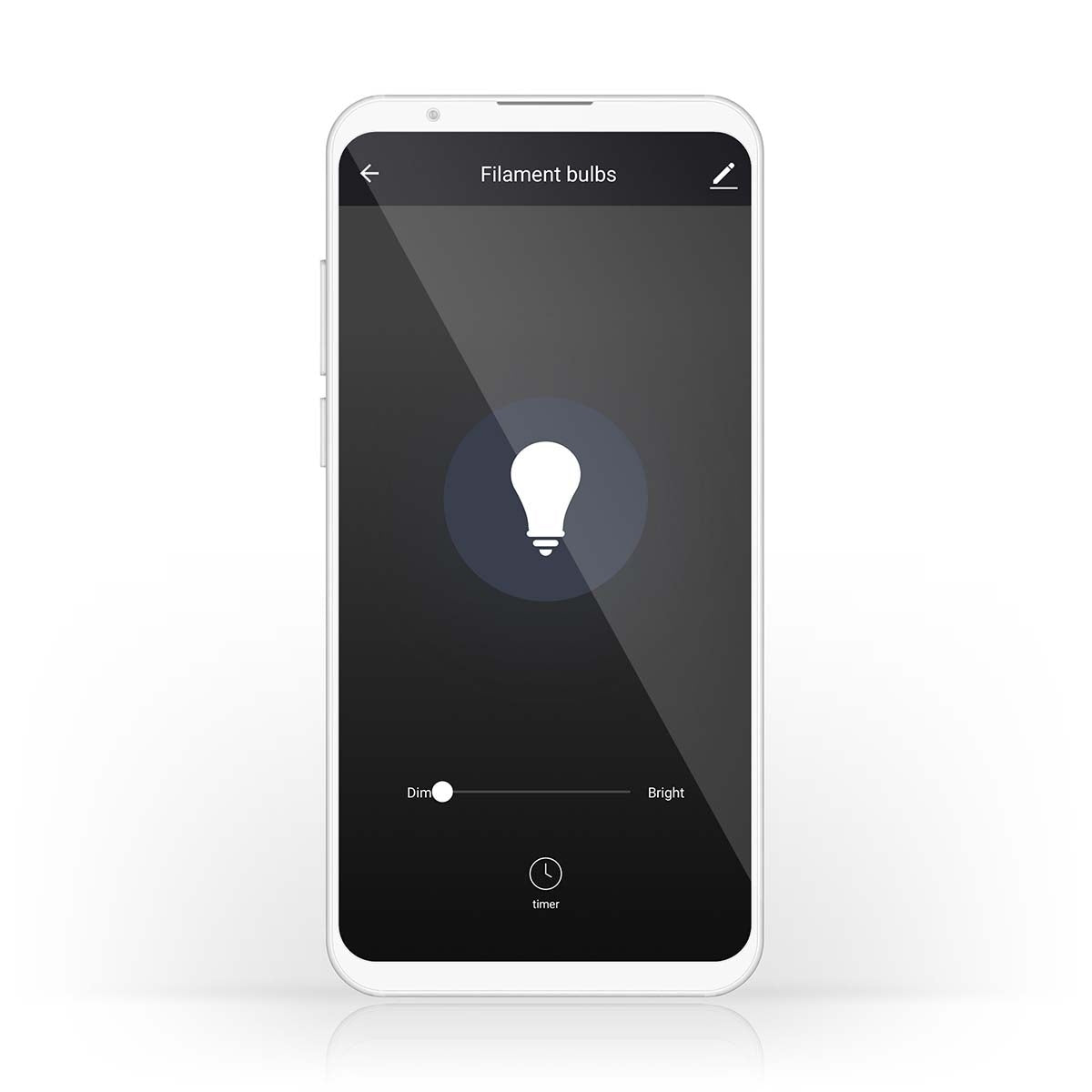 SmartLife LED Filament Bulb | Wi-Fi | E27 | 500 lm | 5 W | Warm White | 2200 K | Glass | Android™ / IOS | A60 | 1 pcs