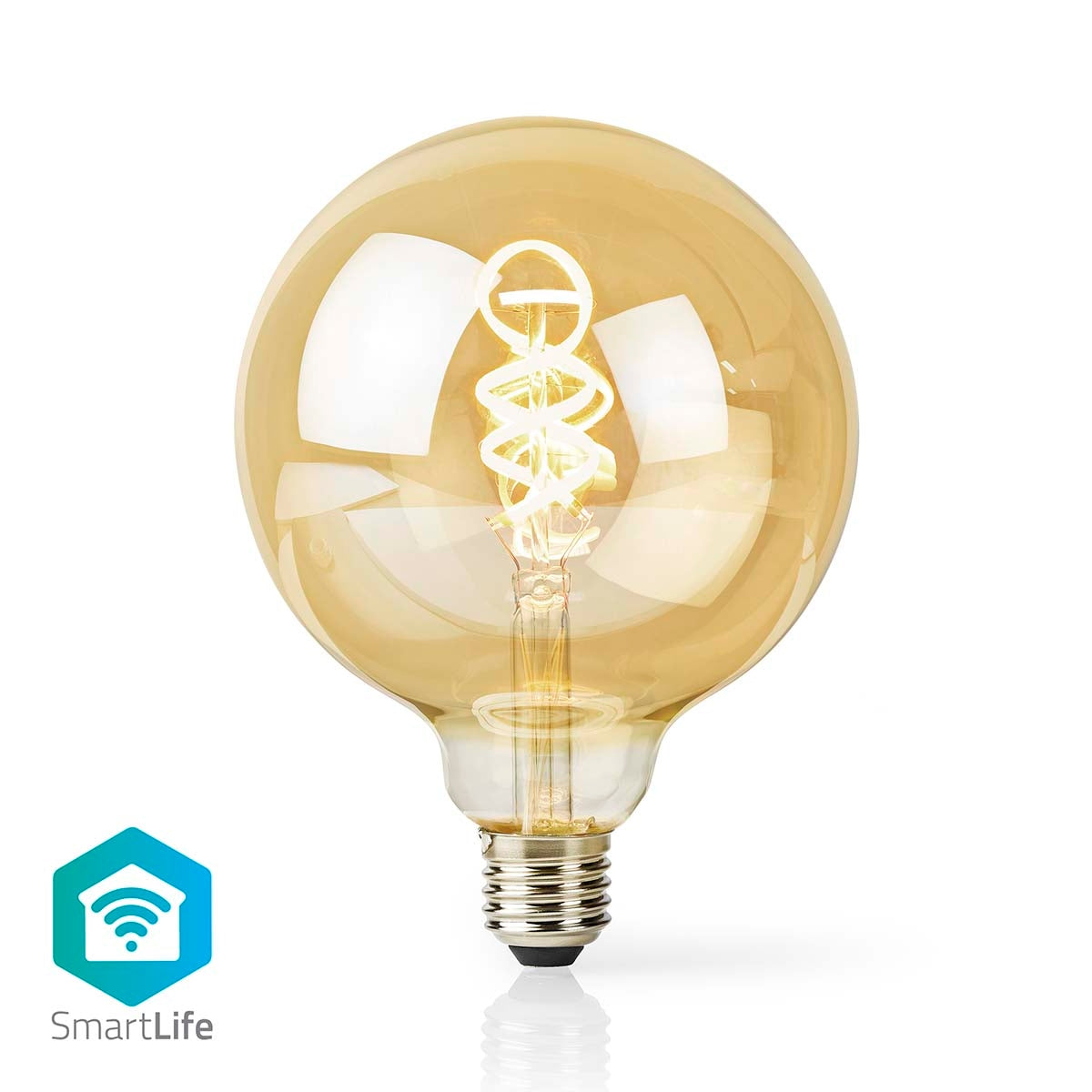 SmartLife LED vintage lamp | Wi-Fi | E27 | 360 lm | 4.9 W| Warm to cool white | 1800 - 6500 K | Glass | Android™ / IOS | Globe | 1 pc.