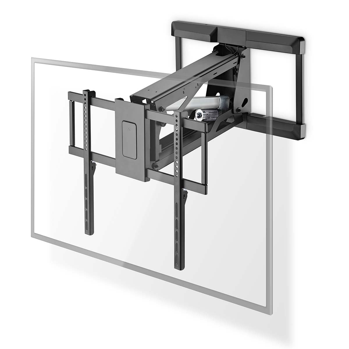 SmartLife Motorised TV Wall Mount | 37 - 75 " | Maximum supported screen weight: 35 kg | Rotatable | Minimum wall distance: 153 mm | Maximum wall distance: 485 mm | Remote controlled | ABS / Steel | Black