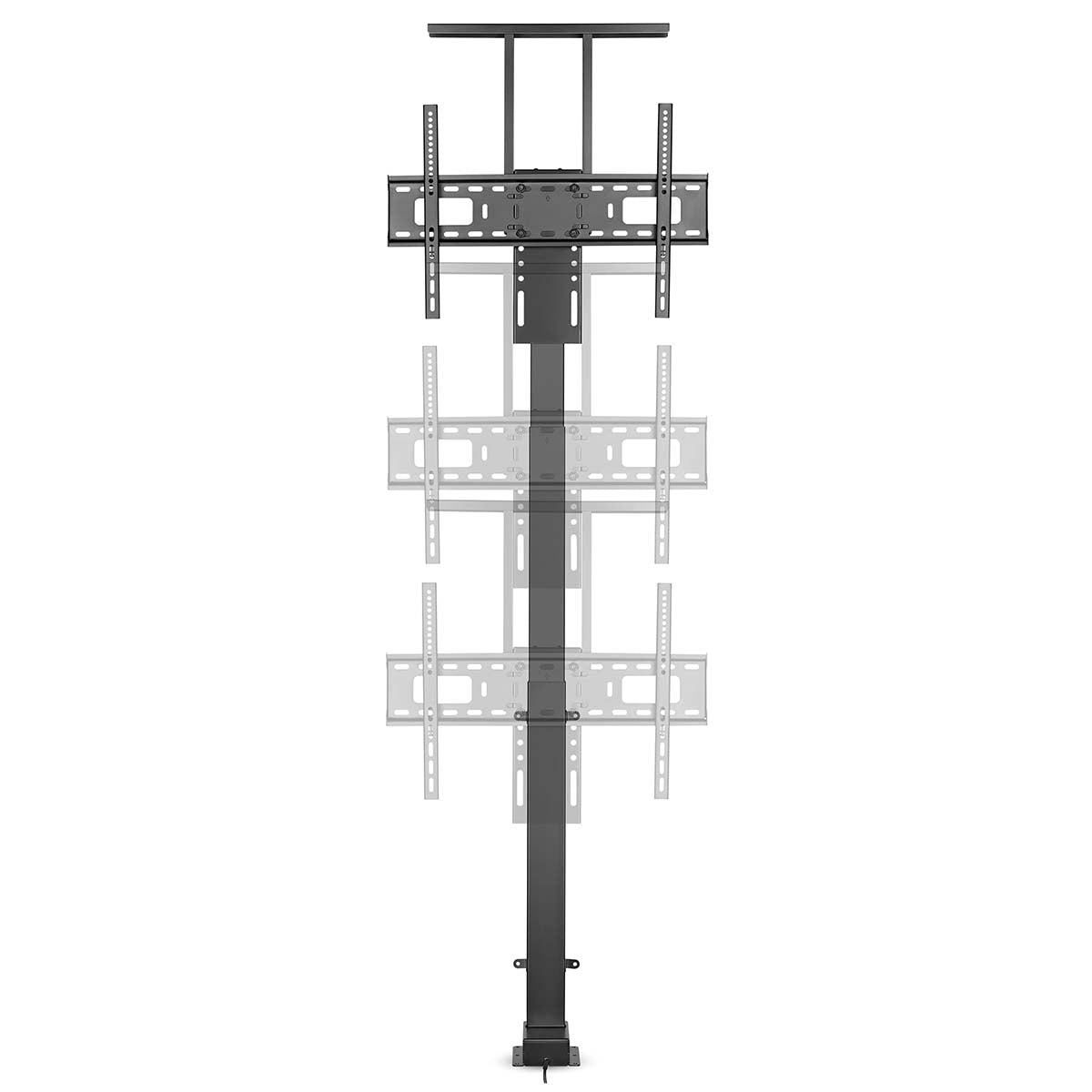 SmartLife Motorized TV Lift | 37 - 80 " | Maximum supported screen weight: 60 kg | Built-in Cabinet Design | Lift range: 68 - 158 cm | Remote controlled | ABS / Steel | Black