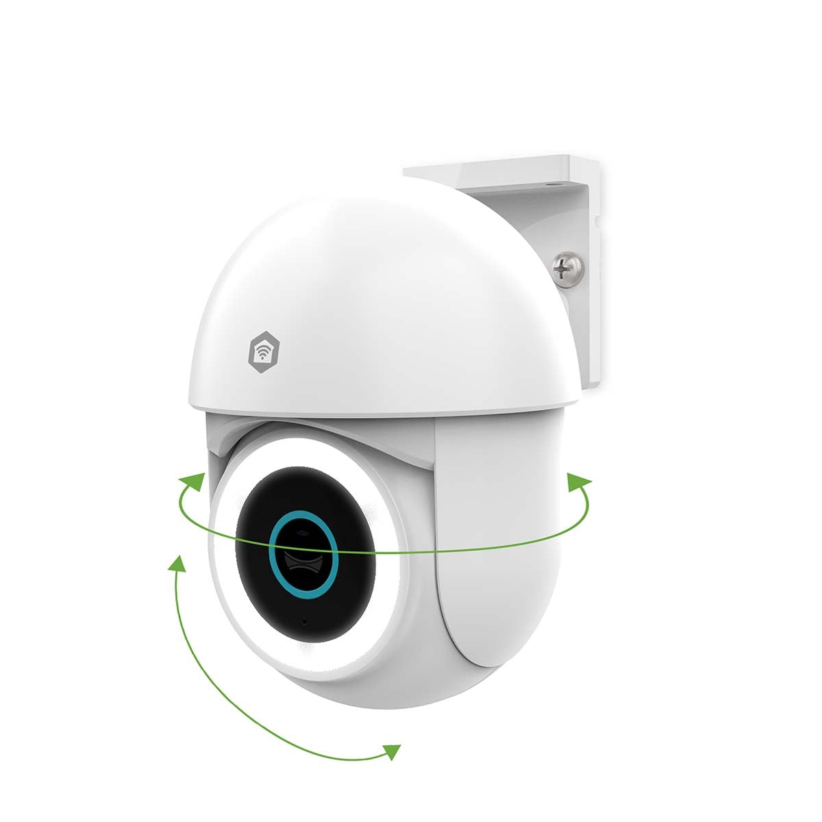SmartLife Outdoor Camera | Wi-Fi | Spotlight | 3MP Full HD 1296p | Pan tilt | IP65 | Cloud Storage (optional) / microSD (not included) / Onvif | 5 V DC | With motion sensor | Night vision | White