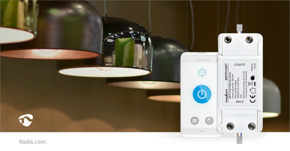 SmartLife Power Switch | Wi-Fi | 2400 W | Terminal block | App available for: Android™ / IOS