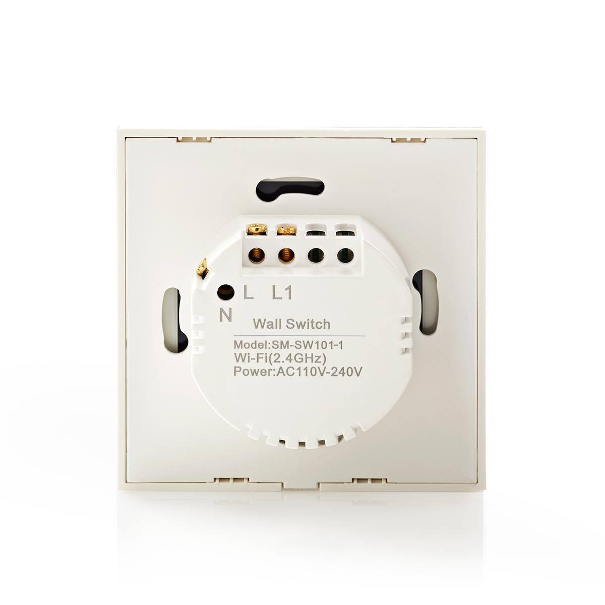 SmartLife Power Switch | Wi-Fi | Only | Wall mount | 1000 W | Android™ / IOS | Glass | White