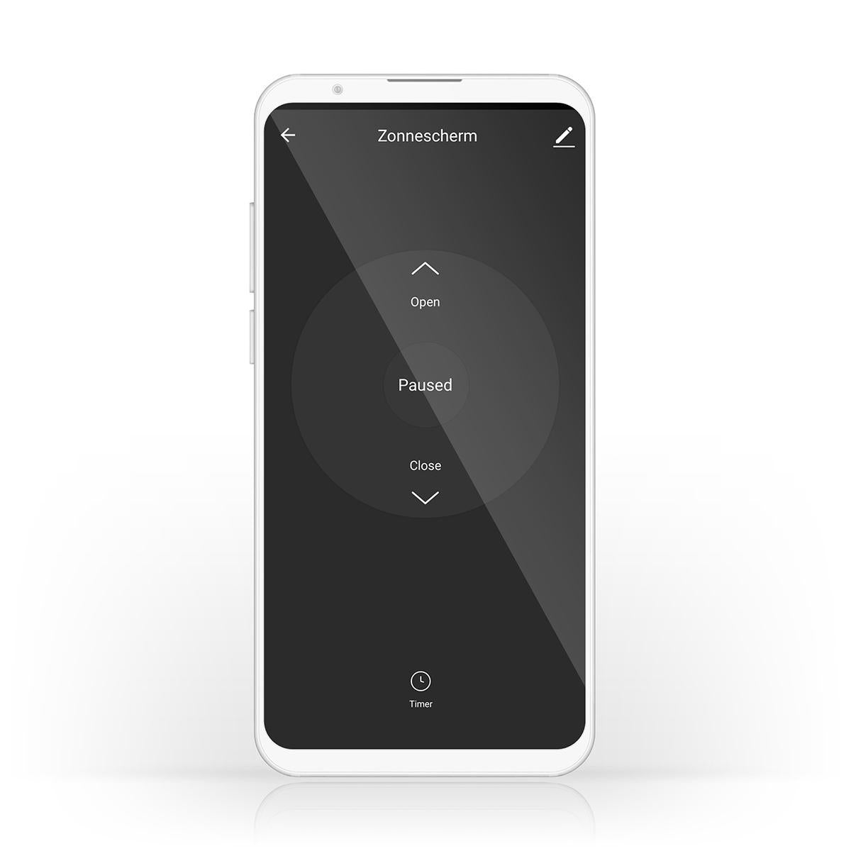 SmartLife Power Switch | Wi-Fi | Parasol / Curtain / Shutter | Wall mount | 300 W | Android™ / IOS | Glass | White