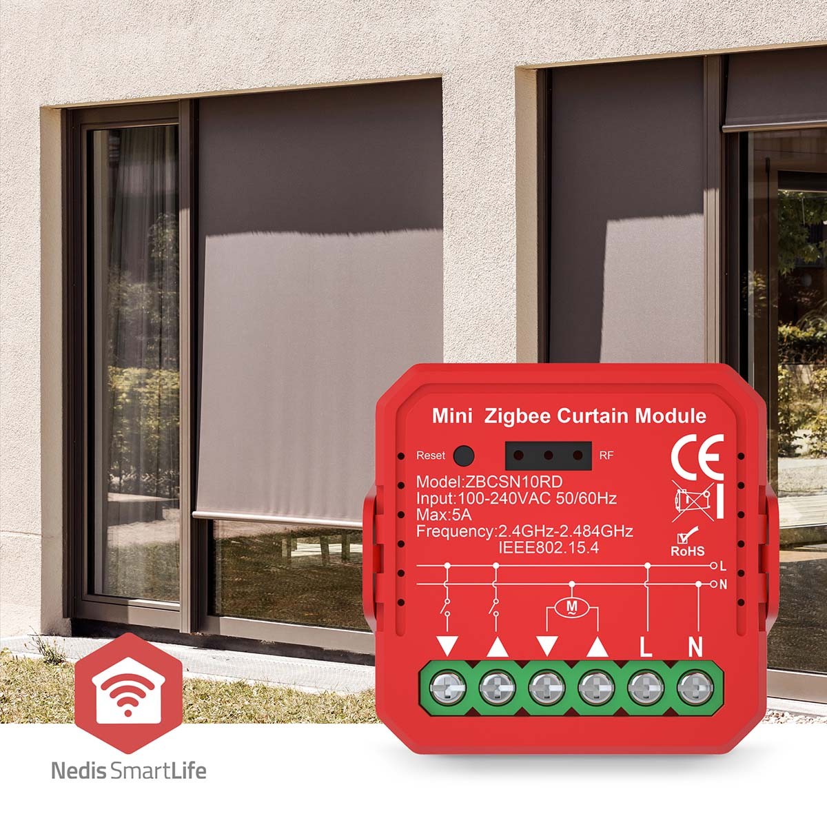 SmartLife Power Switch | Zigbee 3.0 | 1000 W | Terminal Connection | App available for: Android™ / IOS
