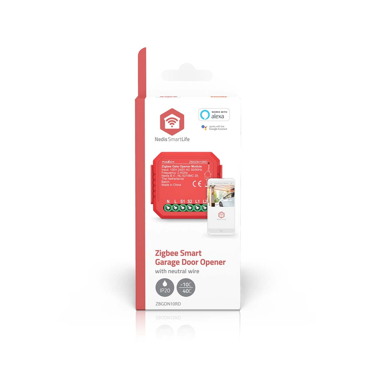 SmartLife Power Switch | Zigbee 3.0 | 2.5 W | Terminal Connection | App available for: Android™ / IOS