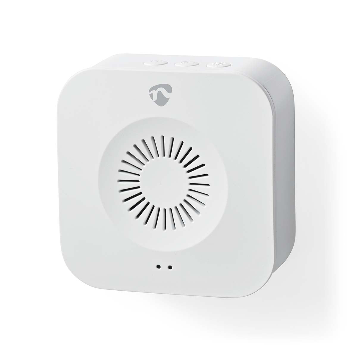 SmartLife Ring Clock | 433 MHz | Accessories for: WIFICDP10GY / WIFICDP30WT / WIFICDP40CWT | Battery powered / USB power | 4 Sound | 4.5 V DC / 5 V DC | Adjustable volume | White