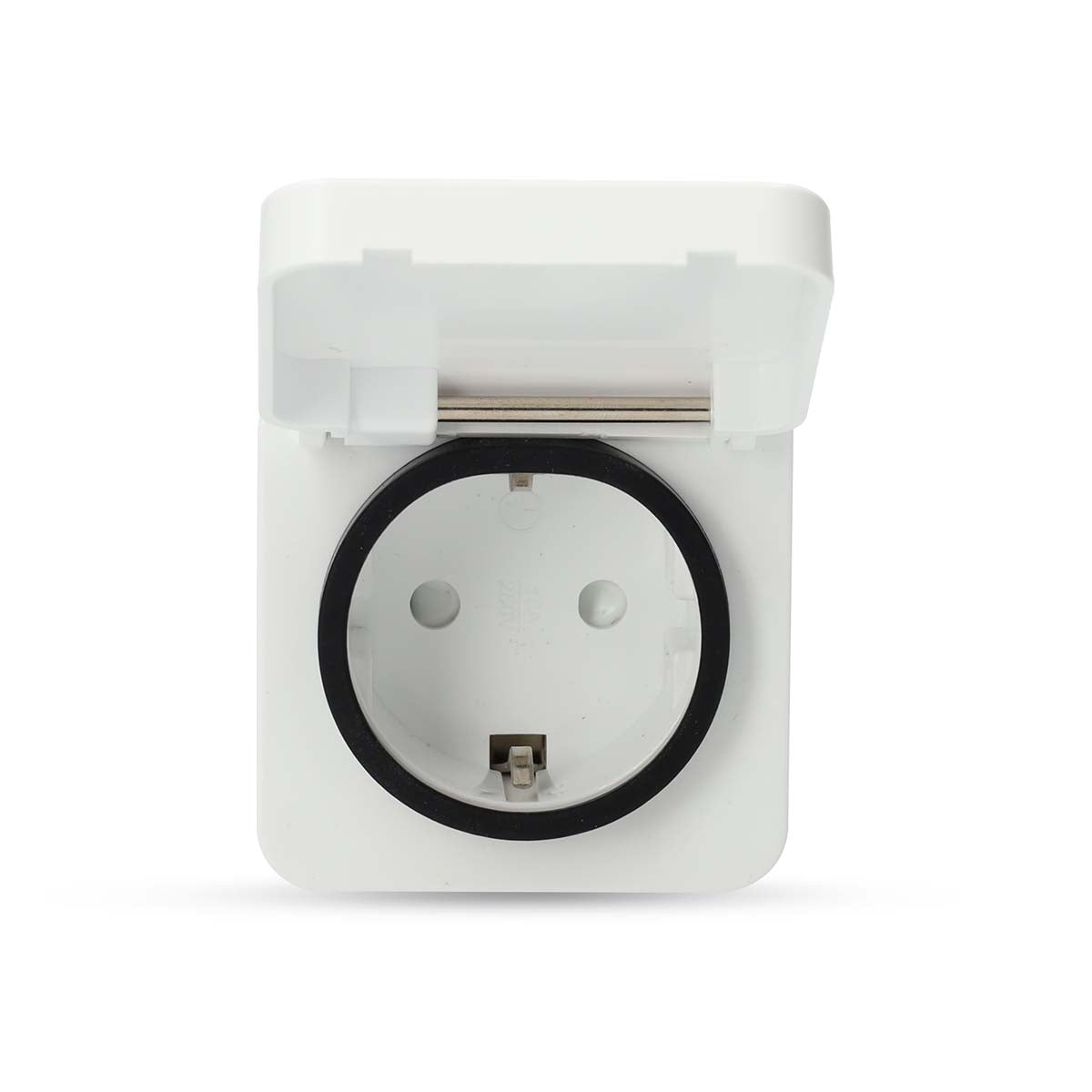 SmartLife Smart Plug | Wi-Fi | IP44 | 3680 W | Plug with earth contact | -25 - 55 °C | Android™ / IOS | Grey / White | 1 pcs