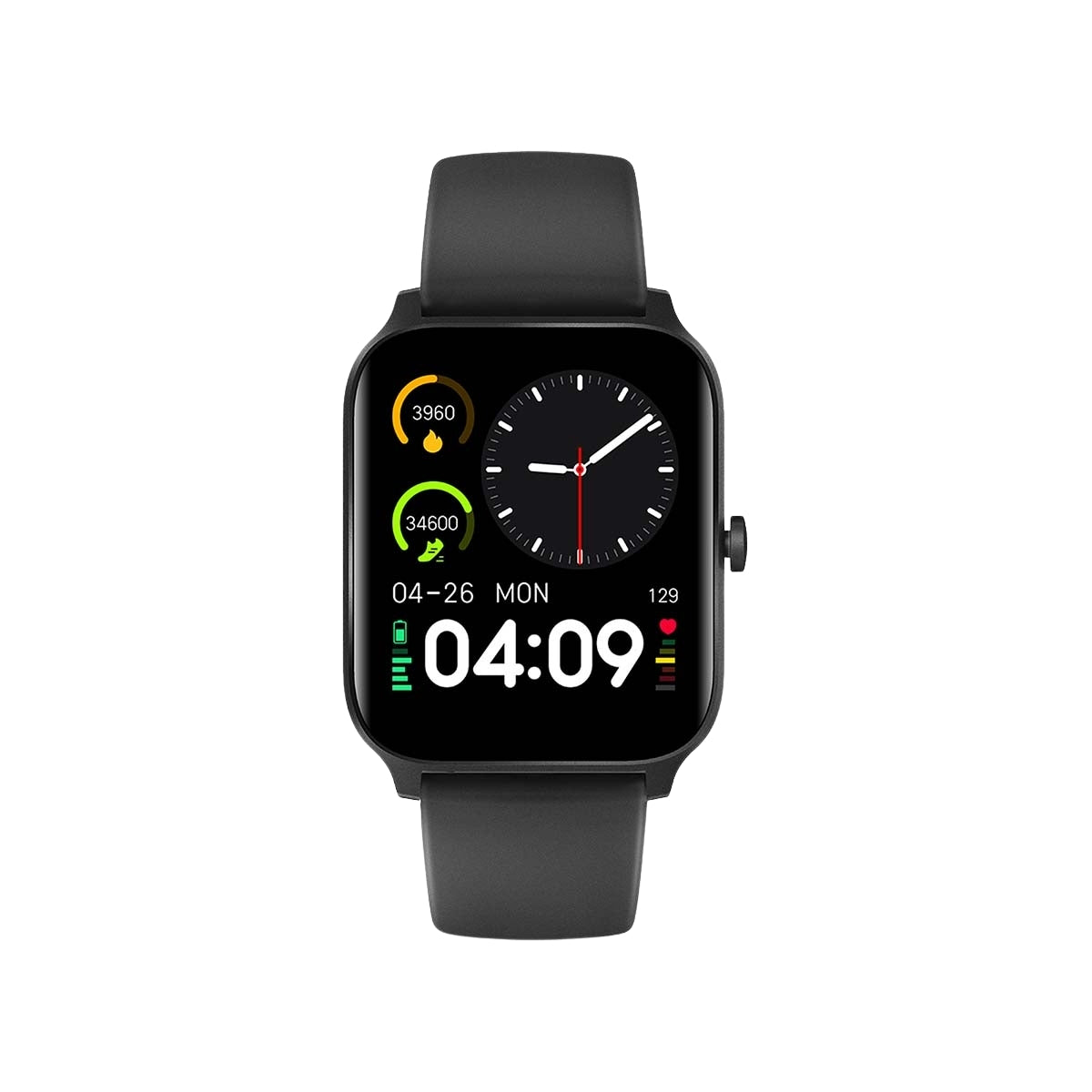 SmartLife Watch | 1.69 " | LCD | IP68 | Maximum operating time: 240 hrs | Android™ / IOS | Black