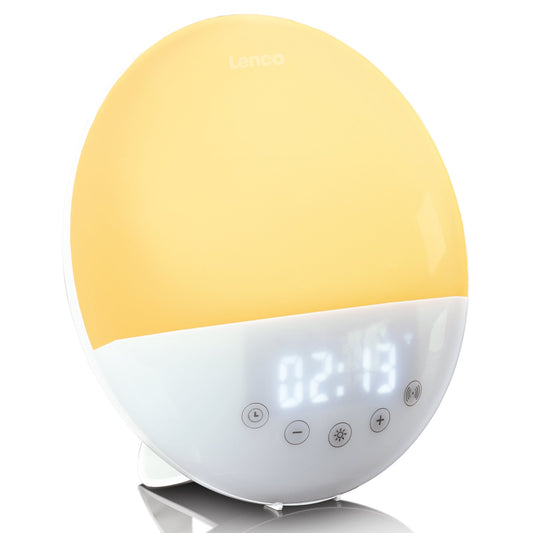 Smart Wake-Up Light Alarm Clock with Dual Alarms, Wi-Fi