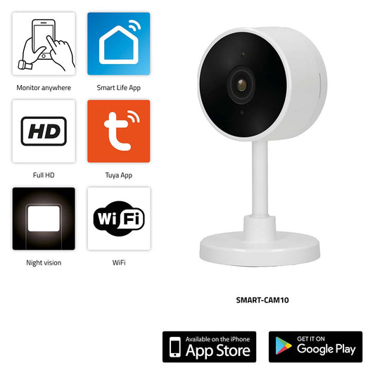 Smart Wi-Fi Camera with Full HD and Night Vision