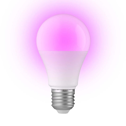 Smart Wi-Fi LED Bulb, E27 9W, 16M Colors, Dimmable